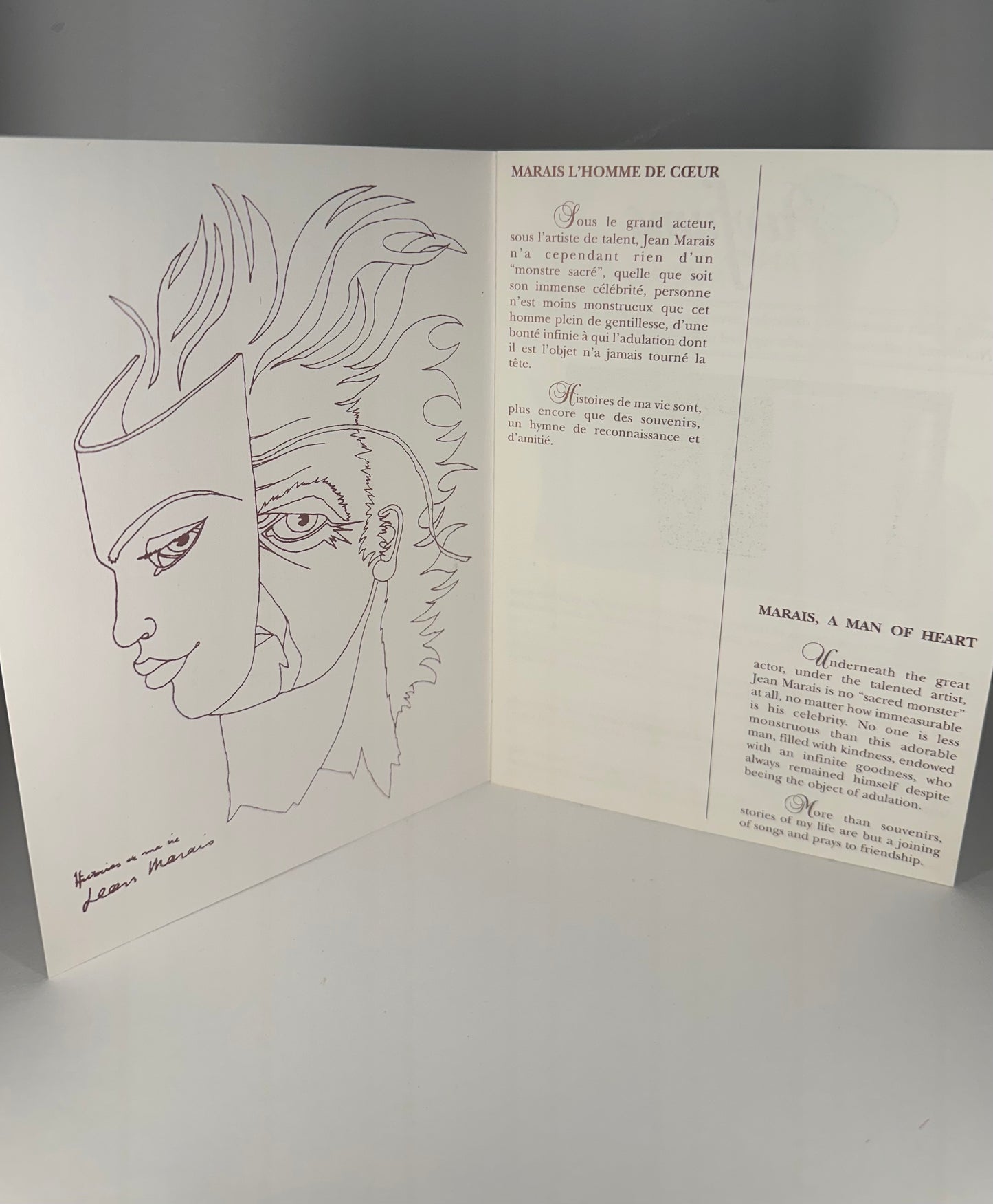 Jean Marais parfum 24K Carats gold plated year 1990 Limited edition, rare vintage