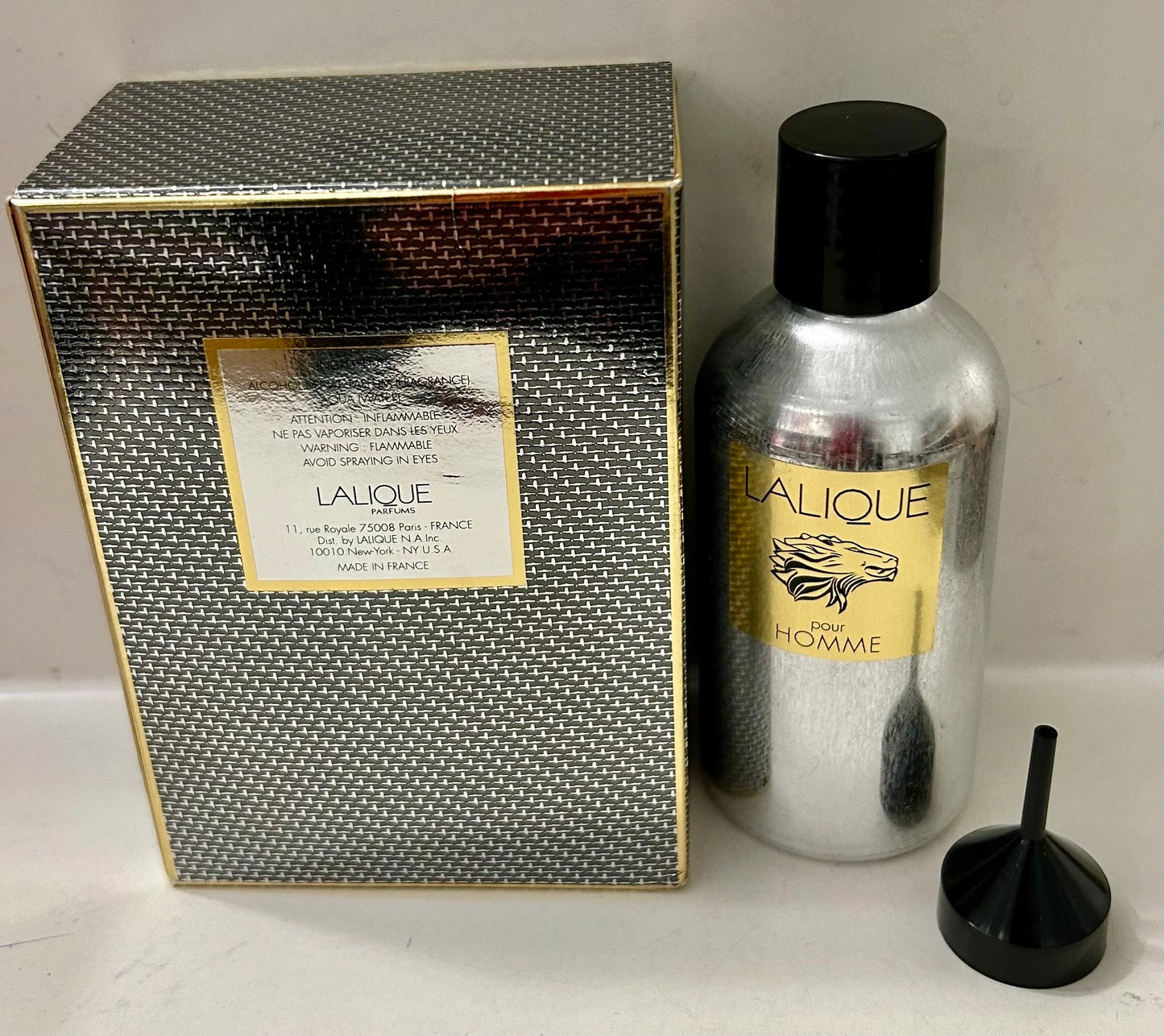 Lalique eau de parfum 100ml recharge, vintage, rare