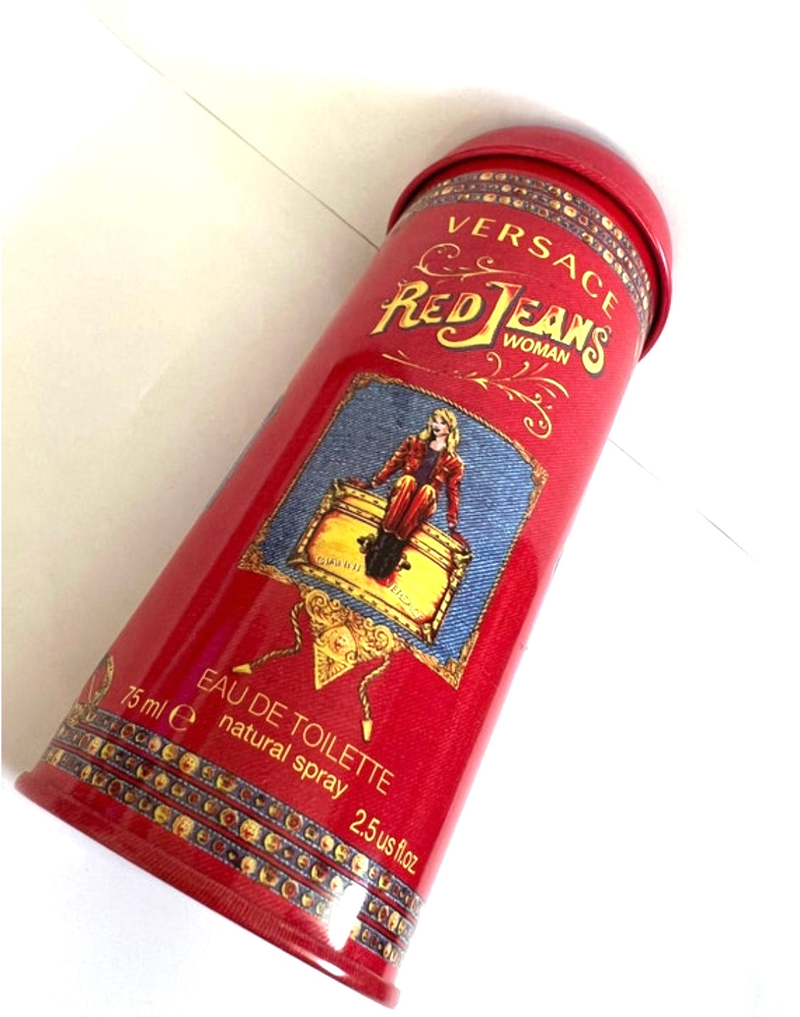 Versace Red Jeans women eau de toilette 75 ml.Rare.Vintage.