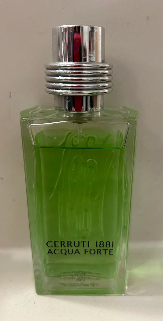Cerruti 1881 acqua forte eau de toilette 125ml , vintage, rare