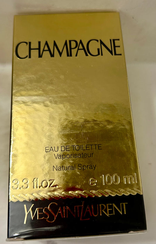 Yves saint Laurent Champagne eau de toilette 100ml, vintage, rare